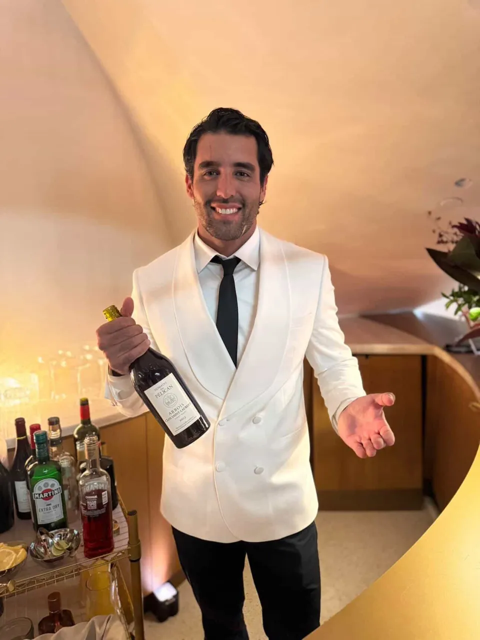 Bartenders from Maison Doré at an event