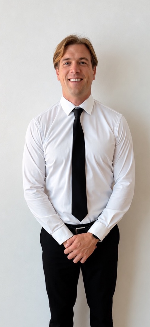Guillermo S., three-quarter portrait